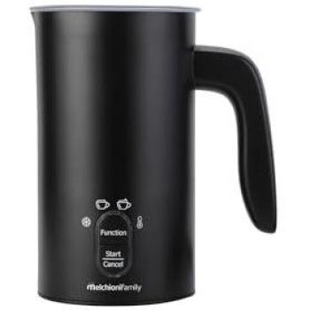 Espumador de leche Melchioni Milky 300ml 500W con 4 funciones y apagado automático, portátil, negro