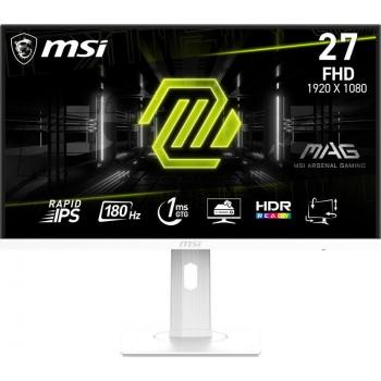 Monitor Gaming MSI MAG 274PFWDE 27 Full HD (1920 x 1080), Rapid IPS, 1ms, 180Hz, Blanco