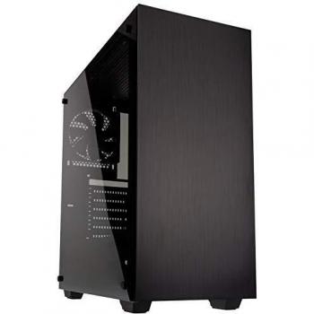 Stronghold Caja PC USB 3.0 Aluminio ATX Midi Tower 3 Ventiladores Negro