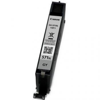 Canon CLI-571XL - Cartucho de tinta, alto rendimiento, color gris