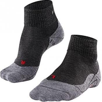 Falke TK5 Short Women's Hiking Socks - Lightweight and Comfortable, Size 41-42, Gray