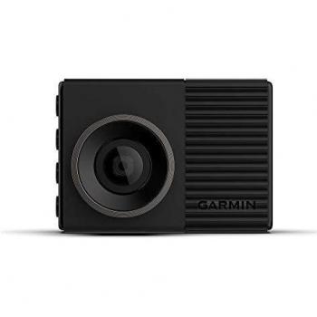 Garmin Dash CAM 46 - GPS-Enabled con Pantalla de 2 Pulgadas, Comando de Voz, Amplio Campo de visión de 140 Grados y grabación en vídeo HD 1080p, Color Negro