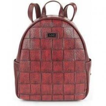 Lois Mochila Antirrobo para Mujer, Color Rojo, Dimensiones 23x27x11cm, Modelo 316599