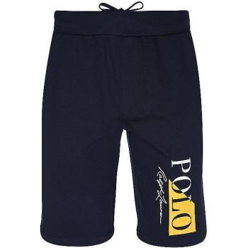 Pantalón Corto Ralph Lauren Mezcla de Algodón Azul Marino con Amarillo - XL
