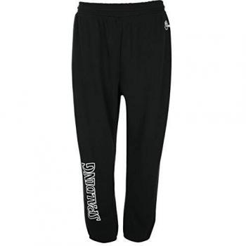 Spalding Team II Long Pantalón Corto de Entrenamiento de Baloncesto, Hombre, Negro, L