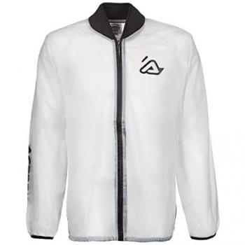 Acerbis Chubasquero Pro Rain 3.0 - Chaqueta de lluvia transparente, color blanco, tamaño 2XL, modelo 0022174.120.069, versión Rain Pro - XXL