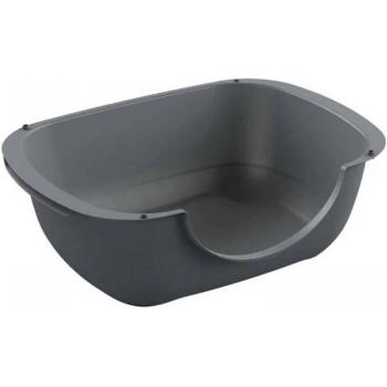 Bandeja de Arena Bella para Gato, Gris - Diseño Elegante y Funcional