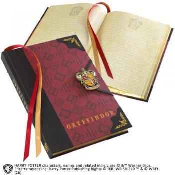 Diario Harry Potter Gryffindor Noble Collection con Cierre Magnético - Tamaño 27x17x2cm