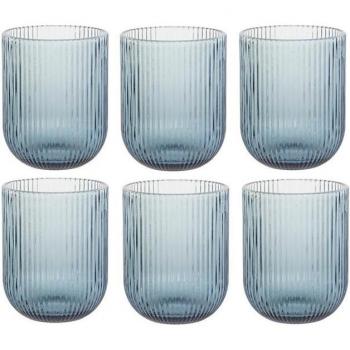 Set de Copas Azul Cristal 240ml - Conjunto de 6
