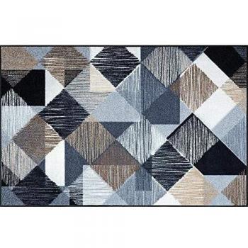 Wash+Dry - Alfombra Lines and Boxes 115x175, Natural