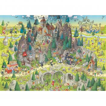 Puzzle 1000 piezas - Hábitat Transilvania Funky Zoo