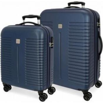 Juego de Maletas Roll Road India Rígidas 55-70cm Azul Marino