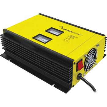 Samlex SEC-1250UL 50A Battery Charger - 12V - 2-Bank - 3-Stage w/Dip Switch & Lugs - Includes Temp Sensor