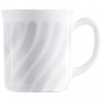Arc International 441-039 Taza con asas 0,29 litros, cristal duro Arcopal Trianon, juego de 6, blanco