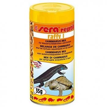 Sera Raffy I Comida de Gammarus para Reptiles, 250 ml & Sera Raffy L Nature, 35 Gr