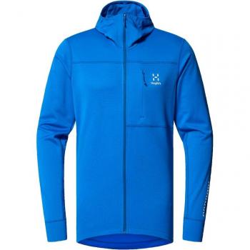 Forro polar de hombre Haglöfs L.I.M Mid Multi Hood azul eléctrico - L