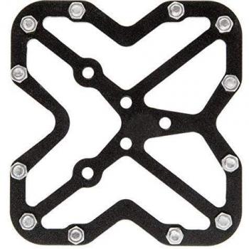 Plataforma Antideslizante para Pedales SPD y Look - M-Wave, Negro, 2 Piezas