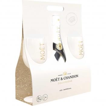 Moët & Chandon Ice Impérial Champagne 12% Vol. 0,75L con 2 Copas