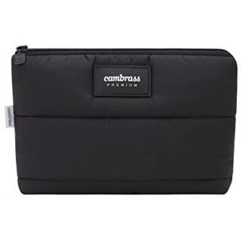 Neceser de Aseo Urban Negro para Bebé con Cremallera y Organizador 6x28x20 cm