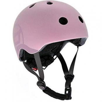 Scoot & Ride Casco de Bicicleta para niños, Unisex, Rosa, 51 bis 55cm