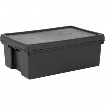 Wham Bam Black Recycled Storage Box 36 Litre