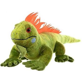 Wild Republic-12905 Peluche Iguana Cuddlekins, Color Verde