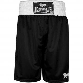 Lonsdale Amateur Boxing Trunks Shorts Black L
