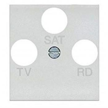Bticino Tapa TV-SAT Universal Livinglight Blanco 2 Módulos N4207