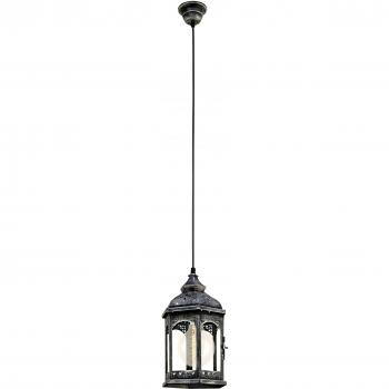 Lámpara Colgante Vintage Eglo Redford 1 Plata 60W E27