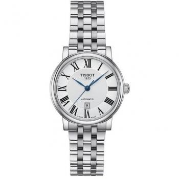 Tissot Carson Premium Automatic Women's Watch - 30mm Silver Dial
