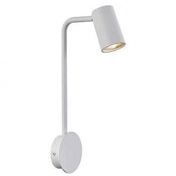 Aplique de pared blanco SAL Mantra 1 Luz GU10, Blanco Arena