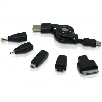 Conceptronic 20-CAR2A Cargador 5V 2xUSB Para Coche 12/24V, C05-219
