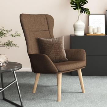 Sillón de relax de tela vidaXL en gris claro, gris oscuro y crema, cómodo para dormitorio