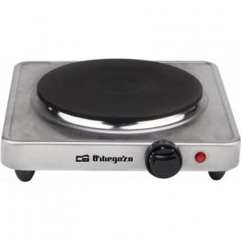 Orbegozo PE 2910 - Placa eléctrica, termostato regulable, 1500 W, acero inoxidable