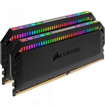 Corsair Dominator Platinum RGB Kit de Memoria 32 GB, DDR4, 3466 MHz, 288pin DIMM, 2 x 16 GB, Negro