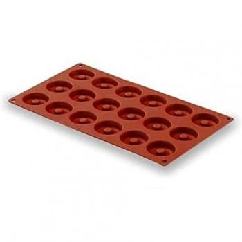 Lacor - 66808 - Molde Savarin 15 Cavidades Silicona - Rojo