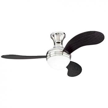 Westinghouse Celestia Ventilador de Techo E27, 40 W, Cromo