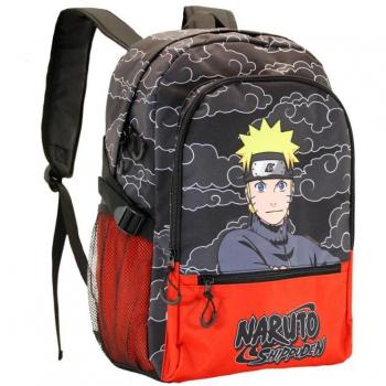 Naruto Clouds-Mochila Fight HS Fan, Negro