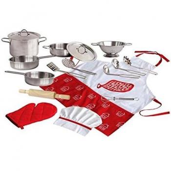 CONJUNTO METALICO DE COCINA 18 PZS