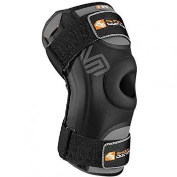 Shock Doctor 870 Estabilizador de Rodilla con Soportes Flexibles, Hombre, Negro, XL