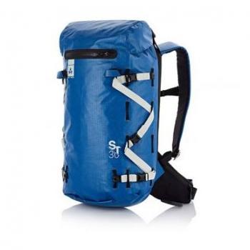 Mochila ARVA Ski Trip 30L Azul, capacidad de 30 litros, diseñada para esquí y snowboard, con compartimentos específicos para equipo, sistema de transporte ergonómico, material resistente al agua y reflectante para seguridad