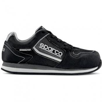 Calzado de Seguridad Sparco Gymkhana S1P SRC, Zapatilla de Trabajo Cómoda con Estilo Racing, Color Negro, Talla 36