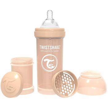Twistshake 78259 - Biberón, color paste beige