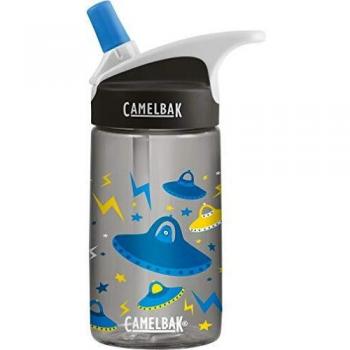 CamelBak Eddy Kids bidón de Agua 400 ml Uso Diario Negro, Azul, Gris Copoliéster, Tritan - Bidones de Agua