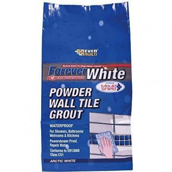 Everbuild FWPOWGROUT1 1,2 kg Forever White lechada en polvo