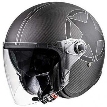 Premier APJETVANCARSTA000M Casco Premier Vangarde Star Carbon BM, M, Multicolor