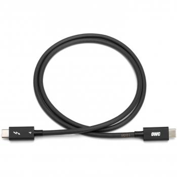 OWC Cable Thunderbolt 4 / USB-C de 0,7M - capacidad universal y completa para todos los dispositivos Thunderbolt 3, Thunderbolt 4, USB-C y USB4