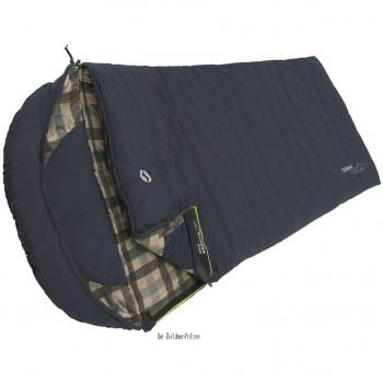 Outwell Saco de Dormir Camper Lux - Saco de dormir para camping, diseño ergonómico, relleno de fibra sintética, temperatura confort 0°C, peso ligero, fácil de transportar, tejido resistente al agua y a la abras