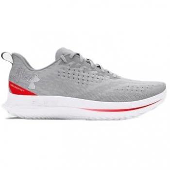 Zapatillas de Running Under Armour Velociti 4 Gris Claro Rojo Talla 42.5