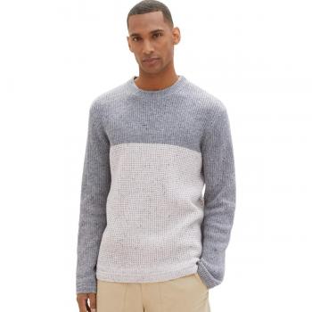 Jersey de hombre multicolor de cuello redondo Tom Tailor